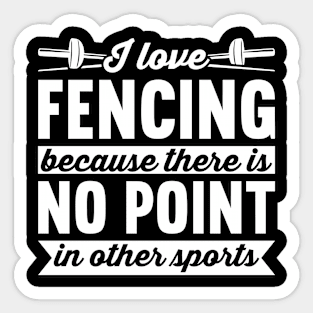 Fencing Sticker